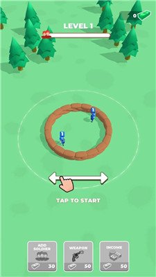 放置射击部队(Idle Shooting Army)