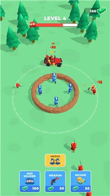 放置射击部队(Idle Shooting Army)