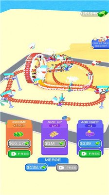 空闲疯狂过山车(Crazy Coaster Idle)