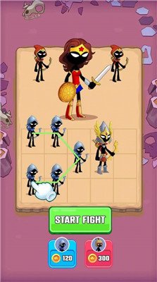 合并大师英雄战斗