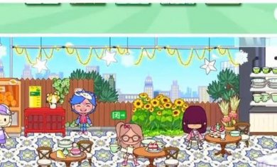 米加小镇自建咖啡厅游戏