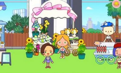 米加小镇自建咖啡厅游戏