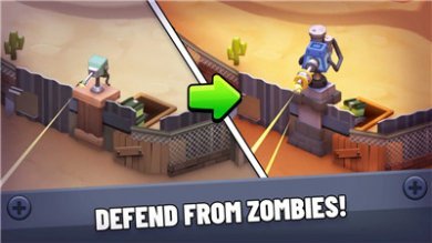 空闲僵尸塔楼战争(Idle Zombies)