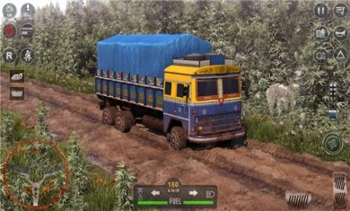 越野货物汽车驾驶3D(OffroadCargoTruckDriving3D)截图1