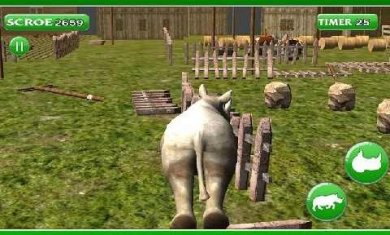 3d愤怒的犀牛截图2