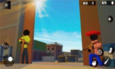 火柴人士兵空降手游截图2