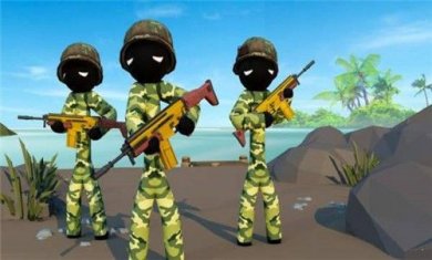 火柴人士兵空降手游截图1