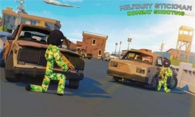 火柴人士兵空降手游截图3