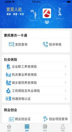 宜宾人社养老保险查询