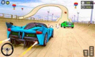 极限空中超跑特技(Stock Car Stunt Car Games)截图1