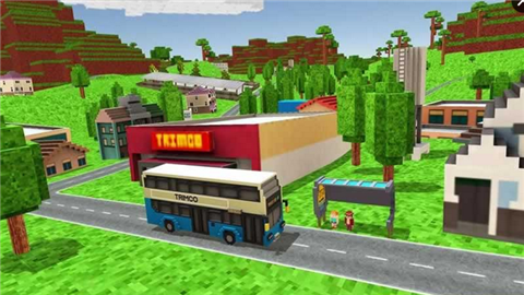 城市像素巴士模拟驾驶CityBusSimulatorCraftPRO