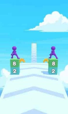 合并堆栈跑(Merge Stack Run)