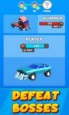 战斗和摧毁汽车RamCars