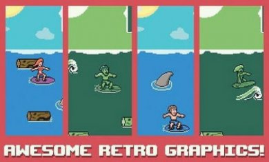 像素冲浪游戏截图3