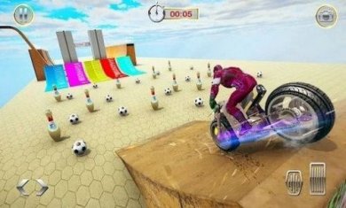 坡道摩托车竞速