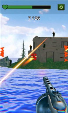 船防御射击军舰