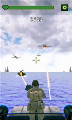 船防御射击军舰