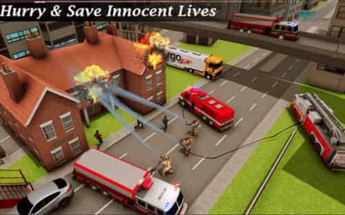 飞行消防卡车模拟器(Flying Fire Truck Simulator)截图2