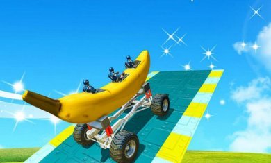 香蕉船赛车跑酷游戏