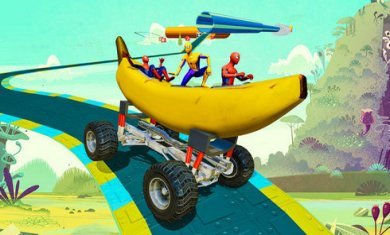 香蕉船赛车跑酷游戏