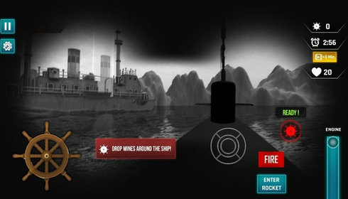 潜艇水雷模拟器游戏