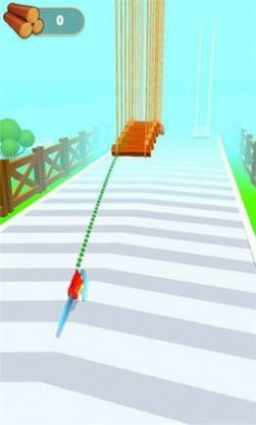投掷锯子跑酷游戏