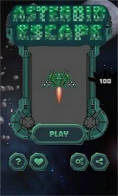 飞机战斗小行星逃逸