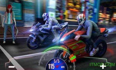 轮班摩托车疯狂赛车