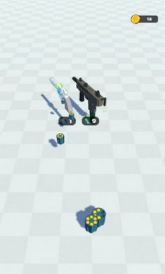 收集子弹并战斗CollectAndBattle