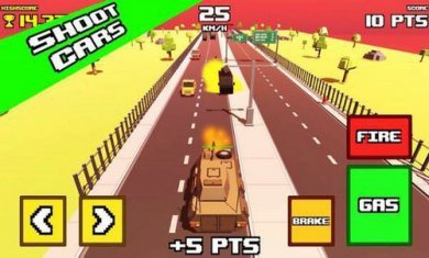 疯狂的道路坦克横撞(Crazy Road: Tank Rampage)