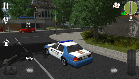狂飙警车模拟游戏截图1