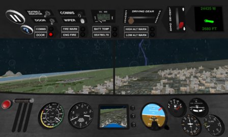 飞机驾驶员模拟器3D(Airplane Pilot Simulator 3D)截图2