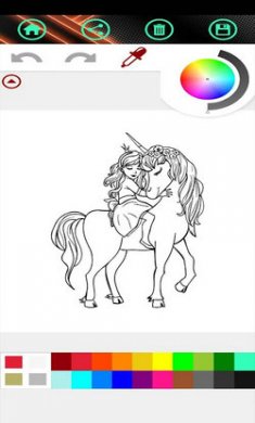 娃娃时尚色公主上色游戏