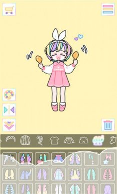 樱花下的可爱女生截图2