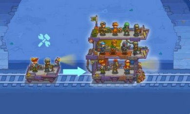 塔楼火车僵尸防御2D截图4