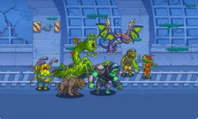 塔楼火车僵尸防御2D截图1