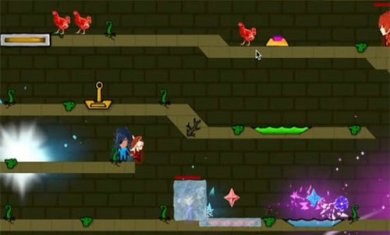 原林冰火神原神同人截图3