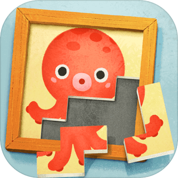 小老鼠哆哆动物拼图游戏