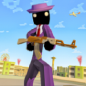 火柴人方块冲浪