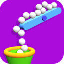 彩色小人悬挂堆叠游戏