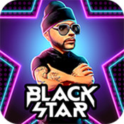 黑星赛跑运动员