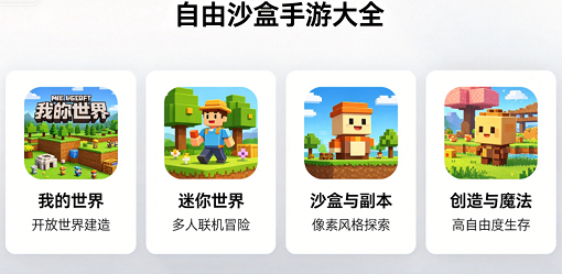 自由沙盒手游大全