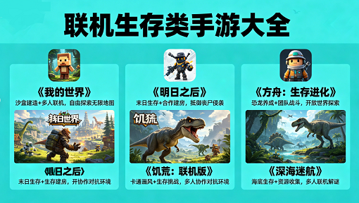 联机生存类手游大全