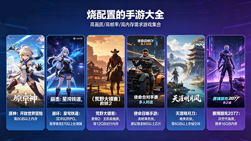 烧配置的手游大全