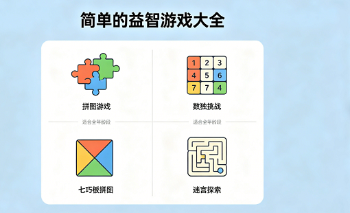 简单的益智游戏大全
