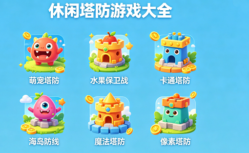休闲塔防游戏大全