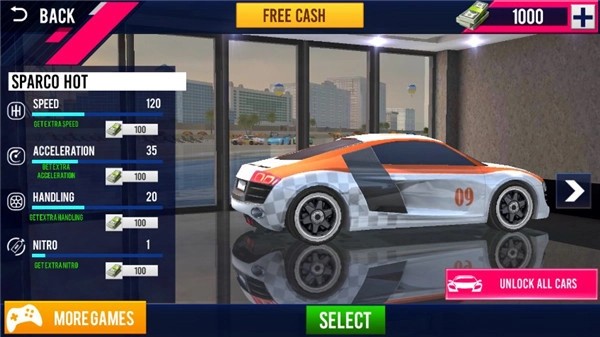 海滩赛车游戏截图1