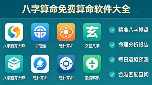 八字算命免费算命软件大全