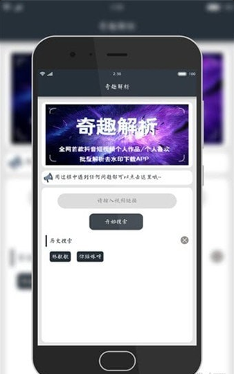 奇趣抖音去水印工具截图2