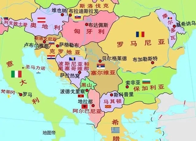 匈牙利地图中文版全图截图1